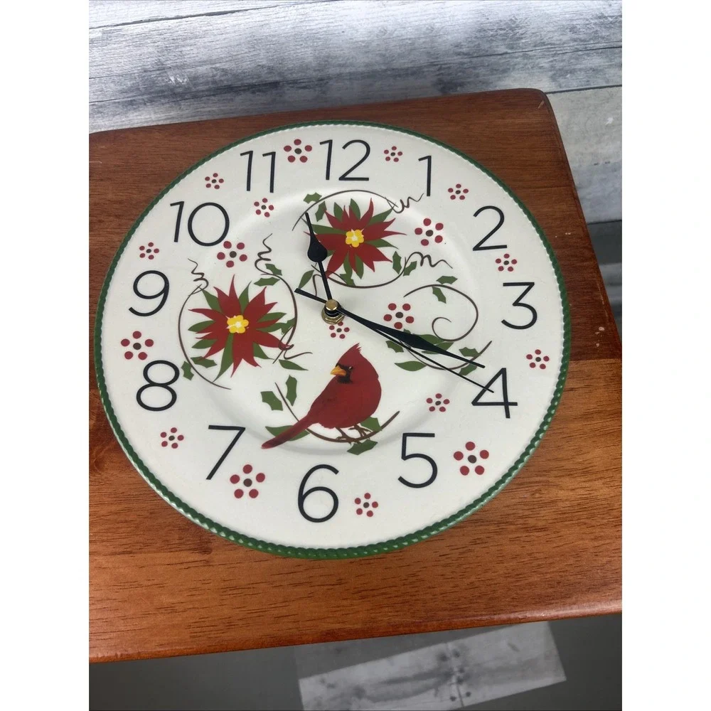 Temptations by Tara Cardinal Seasonal Wall Clock